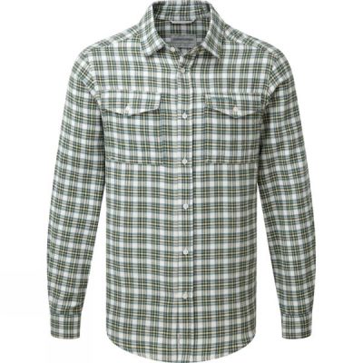 Camisa Craghoppers Kiwi Check Hombre Verde - Chile KOE486970